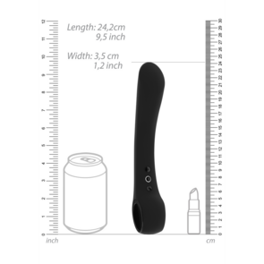 Ombra - Buigbare Vibrator - Zwart