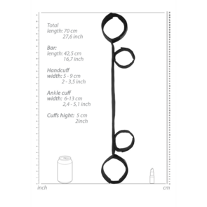 Spreader Bar met Hand- en Enkelboeien