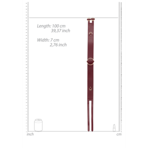 Waist Belt with Bondage Rings - S/M