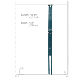 Waist Belt with Bondage Rings - L/XL