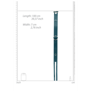 Waist Belt with Bondage Rings - S/M