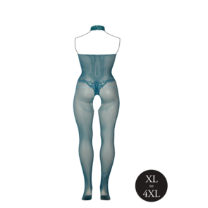 Visnet en Kant Bodystocking - Koninginneformaat