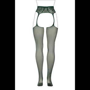 Visnet en Kant Garterband Kousen - Koning Maat