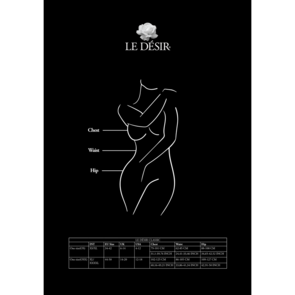 Gestreepte, Fishnet Garterbelt - Plus Size