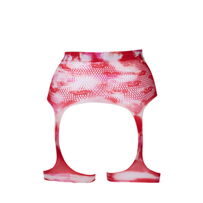 Kiss Garterbelt en Dazzling Deep-V Cleavage Sticker - One Size