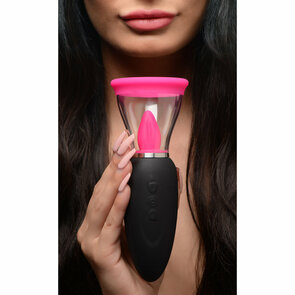 Lickgasm Mini - 10x Licking and Sucking Stimulator - Roze