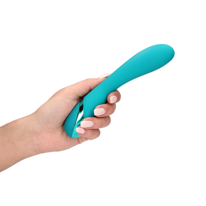 Glad Siliconen G-Spot Vibrator - Teal Blauw