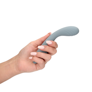 Ultra Soft Silicone G-Spot Vibrator - Basalt Grijs