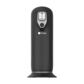 Ikon JET - Vibrerende Duwende Verwarmende Masturbator - Zwart