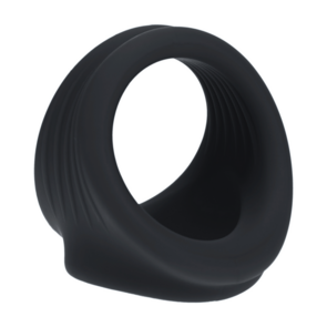 Siliconen Cock- en Ballenharnas - Zwart