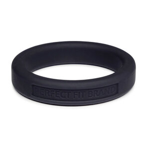 Silicone Hefty Ring Classic - Cockring - 1,75 / 4,4 cm - Zwart