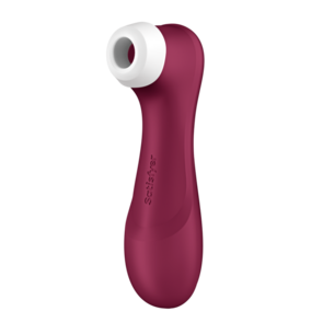 Pro 2 Generatie 3 - Double Air Pulse Vibrator - Liquid Air en Connect App - Wijnrood