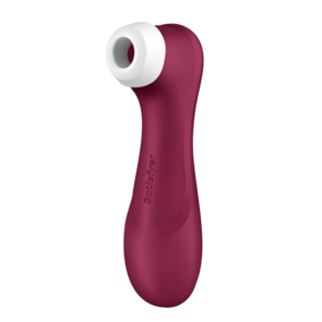 Pro 2 Generatie 3 - Double Air Pulse Vibrator - Liquid Air - Wijnrood
