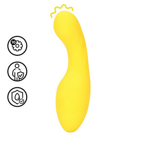 Mini Gebogen Tip Vibrator - Flirty Banana