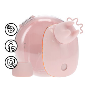 Dreamsicle - Compact AirTap Vibrator met Twee Hoofdaccessoires - Roze