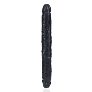 Slim Double Ended Dong 12 / 30,5 cm - Zwart