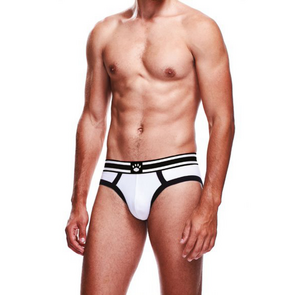Brief - XL - Wit/Zwart