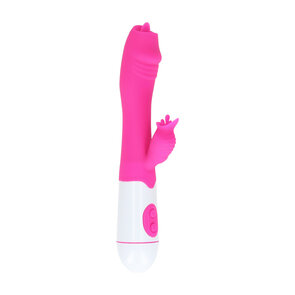 Oplaadbare Tong Vibrator - Fuchsia