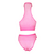 Turtle Neck en High Waist Slip - One Size - Neon Roze
