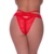 Peek-a-Boo Cheeky Panty - 2X - Rood