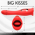 Kiss and Tell Pro - Dual-Ended Kissing Vibrator - Rood