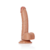 Gebogen Realistische Dildo met Ballen en Zuignap - 7 / 18 cm