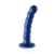 Beaded Silicone G-Spot Dildo - 5'' / 13 cm - Metallic Blauw