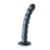 Beaded Silicone G-Spot Dildo - 6.5'' / 16,5 cm - Gunmetal