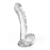 Hudini - Jelly Flexibele Anale Dildo - 6,9/ 17,5 cm - Doorzichtig