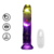 LED Vibrating Straight Cock - 7 / 18 cm - Transparent