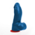 Thor M - Realistische Gebogen Dildo met Ballen - 5,9 / 15 cm - Blauw