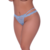 Cross Strap Split Crotch Tanga - 2X - Periwinkle
