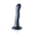 Ultra Soft Silicone Curvy G-Spot Dildo - 7'' / 17 cm - Gunmetal