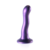 Ultra Soft Silicone Curvy G-Spot Dildo - 7'' / 17 cm - Metallic Purple