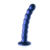 Beaded Silicone G-Spot Dildo - 6,5'' / 16,5 cm - Metallic Blauw