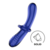 Dubbele Crystal - Glazen Dildo - Lichtblauw
