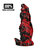 Hell Night Fiend - Siliconen Dildo - Rood/Zwart