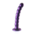 Beaded Silicone G-Spot Dildo - 6,5'' / 16,5 cm - Metallic Paars