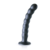 Beaded Silicone G-Spot Dildo - 8'' / 20,5 cm - Gunmetal