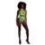 Turtle Neck en High Waist Slip - One Size - Neon Groen