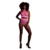 Turtle Neck en High Waist Slip - One Size - Neon Roze