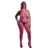 Bodystocking met Halterneck - Plus Size - Neon Roze