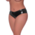 Low Rise Split Crotch Boy Short - 2X - Zwart