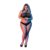 Halter Bandeaux en Panty Set - 2X - Zwart