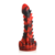 Demon Rising - Schubben Draak Siliconen Dildo - Rood/Zwart