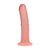 Dual Density Silicone Gebogen Realistische Dildo met Zuignap - 8 / 20,5 cm - Vlees