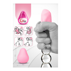 G-Egg Vibrating Egg Masturbator - Pink