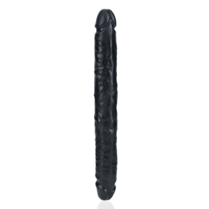 Slim Double Ended Dong 12 / 30,5 cm - Zwart