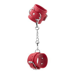 Bondage Love - Esposas de Cuero - Rojo