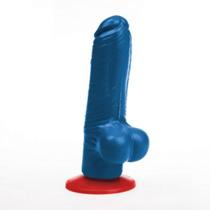 Tyr M - Realistische Dildo met Ballen - 5.1 / 13 cm - Blauw